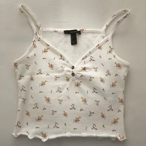 Adorable Flower Crop Top 🌸